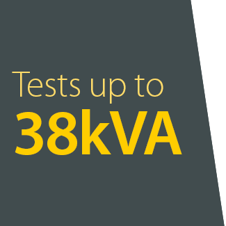 Tests up to 38kVA