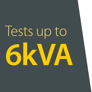 Tests up to 6kVA