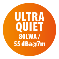 ultra quiet 80lwa 55db@7m