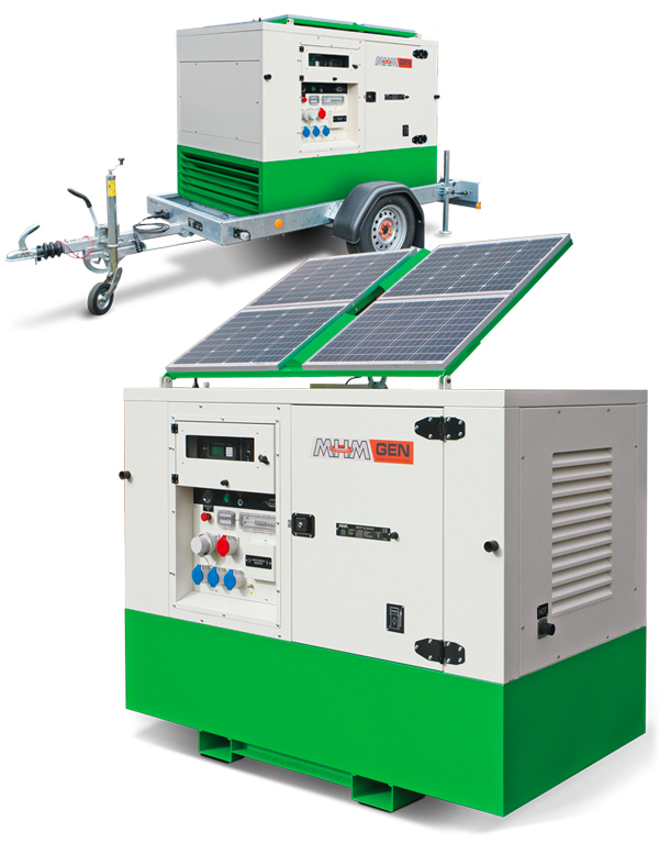 MG 20 SHG-5 Solar Hybrid Battery Diesel Generator